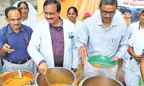 Andhra: बाह्यरोगियों के लिए निःशुल्क भोजन