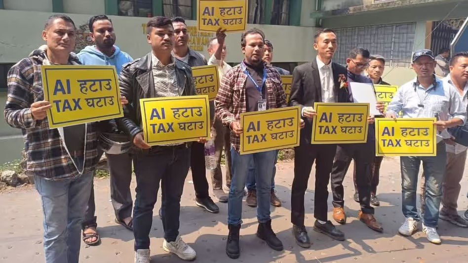 Sikkim के ड्राइवरों ने एआई प्रणाली हटाने और कर कम करने की मांग की