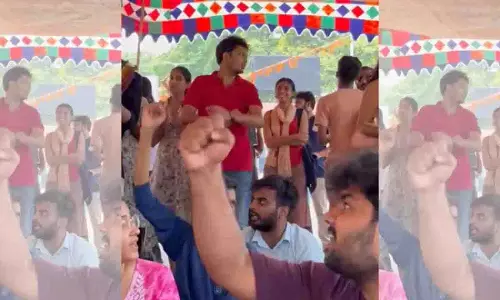 कांचा गाचीबोवली भूमि विवाद, UOH छात्रों ने रिले भूख हड़ताल शुरू की