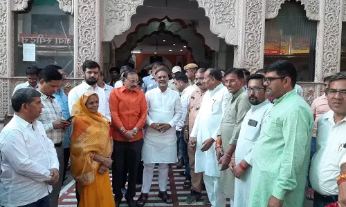 Jaipur: ऊर्जा विभाग राज्य मंत्री (स्वतंत्र प्रभार) ने सालासर बालाजी मंदिर में किए दर्शन