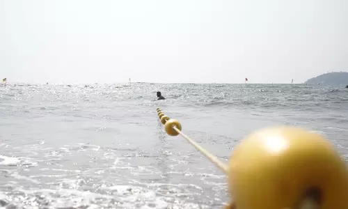 सुरक्षित तैराकी के लिए Goa के समुद्र तटों पर 65 तैराकी क्षेत्रों का सीमांकन किया सुरक्षित तैराकी के लिए Goa के समुद्र तटों पर 65 तैराकी क्षेत्रों का सीमांकन किया