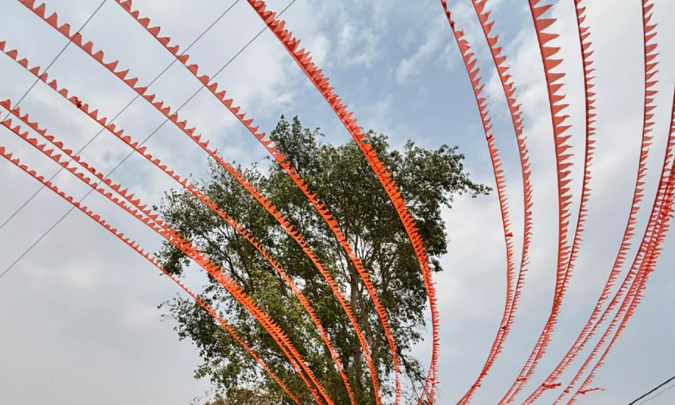 Balrampur: विहिप और बजरंग दल ने नववर्ष पर नगर को भगवा रंग से सजाया Balrampur: विहिप और बजरंग दल ने नववर्ष पर नगर को भगवा रंग से सजाया