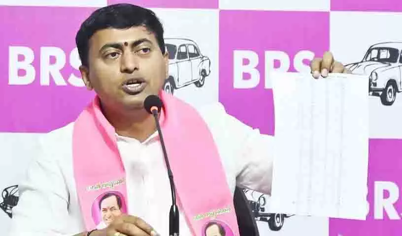 BRS ने तेलंगाना ग्रुप-I परीक्षाओं में अनियमितताओं का आरोप लगाया BRS ने तेलंगाना ग्रुप-I परीक्षाओं में अनियमितताओं का आरोप लगाया