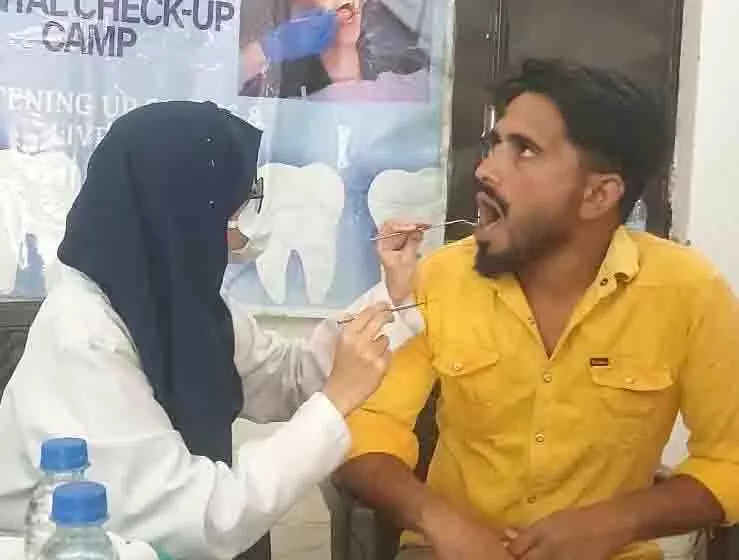 TMU के डेंटल कॉलेज का सम्भल में 70वां कैंप TMU के डेंटल कॉलेज का सम्भल में 70वां कैंप