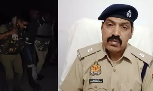 25 हजार के इनामी दो बदमाश गिरफ्तार, एक को लगी गोली