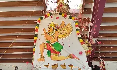 नचियार मंदिर में पंगुनी ब्रह्मोत्सव उत्सव का ध्वजारोहण समारोह