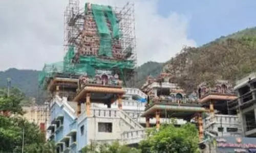 कुंभभिषेकम ने मरुधामलाई मुरुगन मंदिर में प्रदर्शन किया