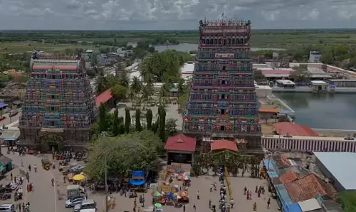 Tamil Nadu: उत्तरकोसमंगई मंदिर कुंभाभिषेकम उत्सव