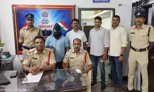 Sangareddy police ने बिहार के गांजा तस्कर से तपंचा जब्त किया