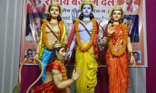 राम नवमी पर बजरंग दल द्वारा राम दरबार की स्थापना, हिंदू नव वर्ष की शुभकामनाएं