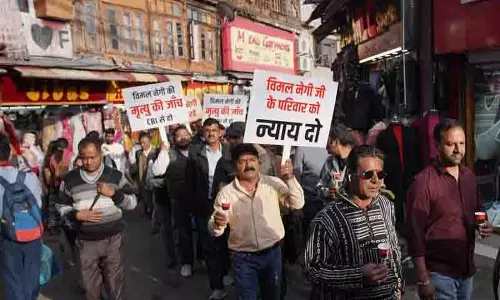 BJP ने विमल नेगी की मौत की CBI जांच की मांग की, कैंडल मार्च निकाला