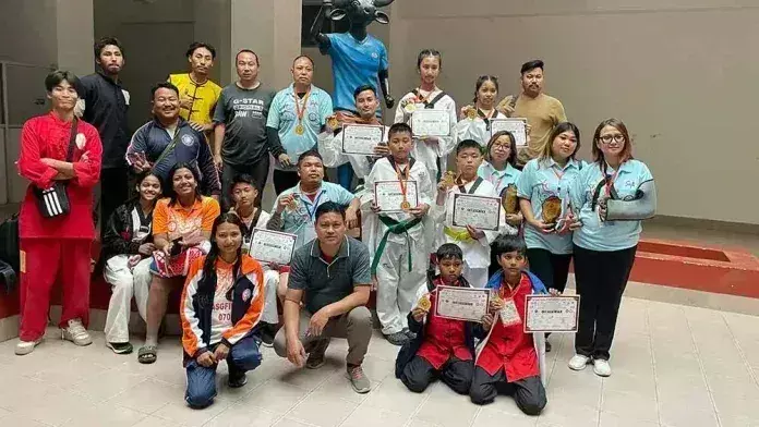 Nagaland शाओलिन कुंग-फू ने चौथे भारत-नेपाल अंतर्राष्ट्रीय खेलों में पदक जीते
