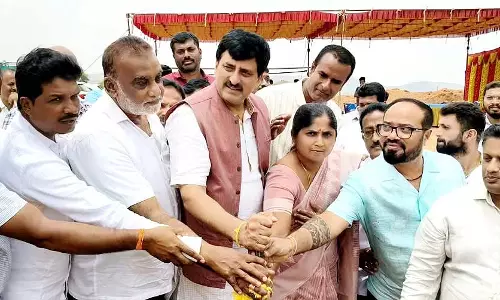 Karnataka: कचरा निपटान इकाई परिसर के निर्माण के लिए भूमिपूजन समारोह Karnataka: कचरा निपटान इकाई परिसर के निर्माण के लिए भूमिपूजन समारोह