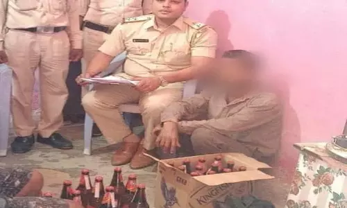 CG: आबकारी विभाग की कार्यवाही, 16.100 लीटर अंग्रेजी शराब जब्त