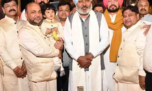 मोतिया ग्रीन्स के उद्घाटन समारोह में लगा Khatu Shyam Ji का दरबार