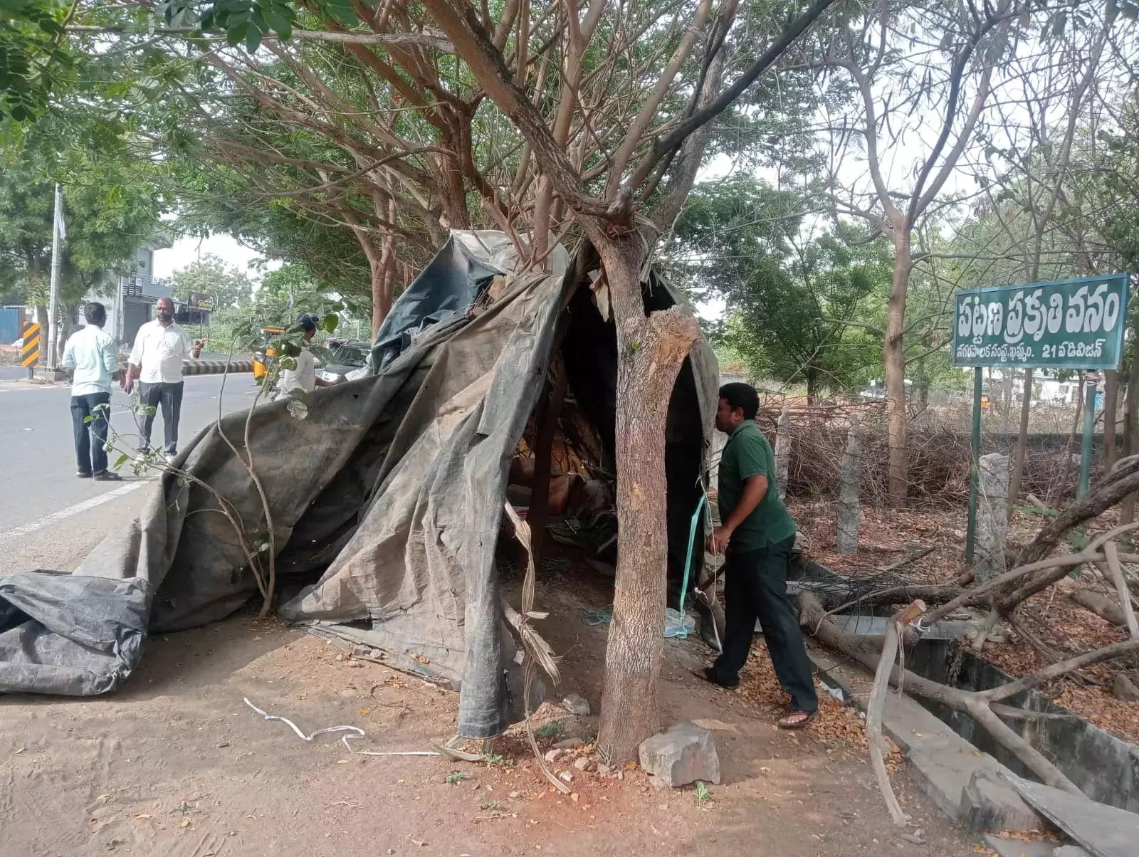 Velugumatla अर्बन पार्क में भीषण आग से कई पेड़ जलकर खाक हो गए Velugumatla अर्बन पार्क में भीषण आग से कई पेड़ जलकर खाक हो गए
