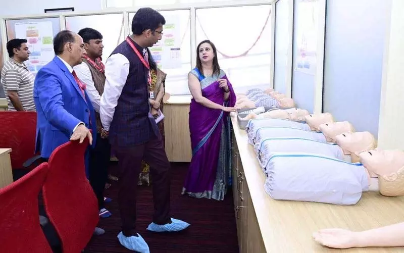 Jammu: वैष्णो देवी श्राइन बोर्ड के तहत मेडिकल कॉलेज ने सिमुलेशन लैब शुरू की Jammu: वैष्णो देवी श्राइन बोर्ड के तहत मेडिकल कॉलेज ने सिमुलेशन लैब शुरू की