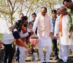 Bhopal: केंद्रीय मंत्री शिवराज सिंह चौहान ने स्मार्ट सिटी पार्क में लगाए पौधे Bhopal: केंद्रीय मंत्री शिवराज सिंह चौहान ने स्मार्ट सिटी पार्क में लगाए पौधे