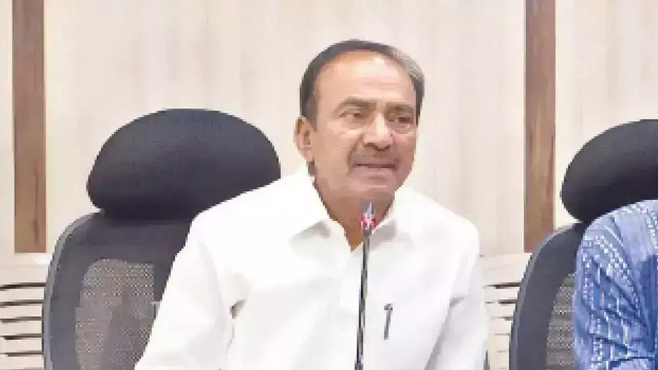कांग्रेस, रेवंत को वादे करते समय सावधानी से सोचना चाहिए: एटाला कांग्रेस, रेवंत को वादे करते समय सावधानी से सोचना चाहिए: एटाला