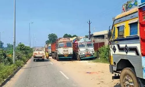 जाजपुर प्रशासन ने राष्ट्रीय राजमार्गों पर ट्रकों के लिए पार्किंग पर प्रतिबंध लगाया