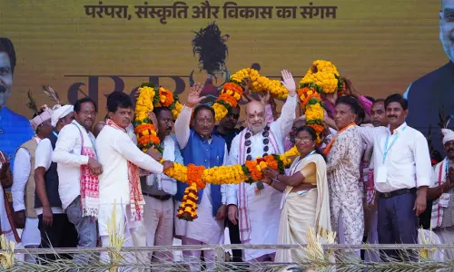 आज पूरा बस्तर लाल आतंक से मुक्त होने की कगार पर है : अमित शाह