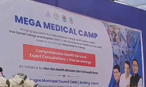 स्वास्थ्य मंत्री ने Vasco में मेगा मेडिकल कैंप का शुभारंभ किया