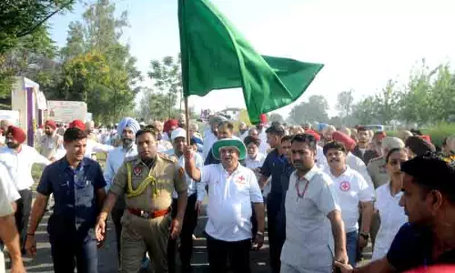 Punjab के राज्यपाल का नशे के खिलाफ मार्च तीसरे दिन अमृतसर में पहुंचा