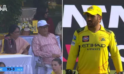 एमएस धोनी के माता-पिता डीसी के खिलाफ सीएसके के चेपॉक मैच में शामिल हुए