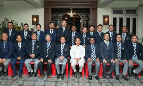 Sikkim : बीएएस कार्यकारी समिति ने सीएम से मुलाकात की Sikkim : बीएएस कार्यकारी समिति ने सीएम से मुलाकात की