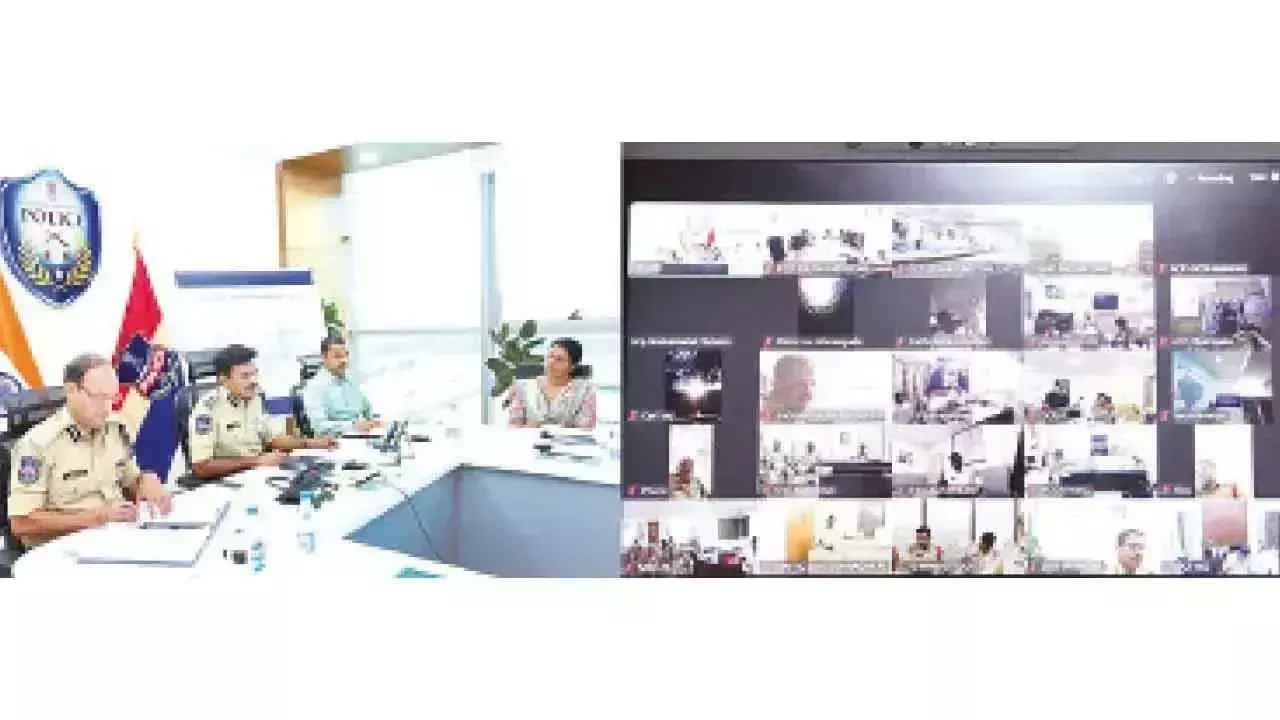 Hyderabad पुलिस ने श्री राम नवमी शोभा यात्रा के लिए सुरक्षा उपायों पर बैठक की Hyderabad पुलिस ने श्री राम नवमी शोभा यात्रा के लिए सुरक्षा उपायों पर बैठक की