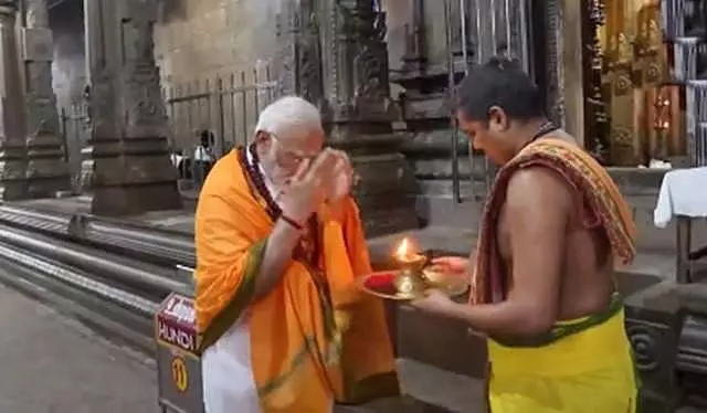प्रधानमंत्री का दौरा: रामेश्वरम मंदिर में दर्शन पर प्रतिबंध प्रधानमंत्री का दौरा: रामेश्वरम मंदिर में दर्शन पर प्रतिबंध