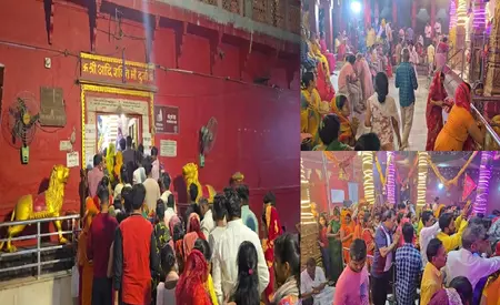 चैत्र नवरात्रि की नवमी को मां सिद्धिदात्री का पूजन, देशभर के मंदिरों में जुटे भक्त चैत्र नवरात्रि की नवमी को मां सिद्धिदात्री का पूजन, देशभर के मंदिरों में जुटे भक्त