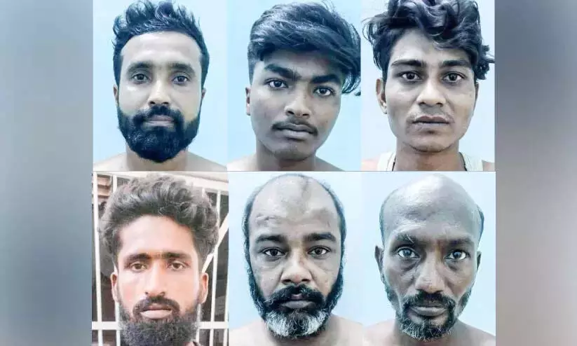 Kerala: घरो से चोरी मामले में छह आरोपी गिरफ्तार Kerala: घरो से चोरी मामले में छह आरोपी गिरफ्तार