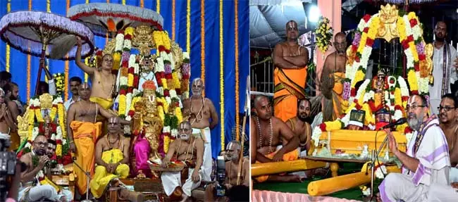 Telangana : भद्राचलम में भव्य तरीके से मनाया गया श्री राम नवमी उत्सव Telangana : भद्राचलम में भव्य तरीके से मनाया गया श्री राम नवमी उत्सव