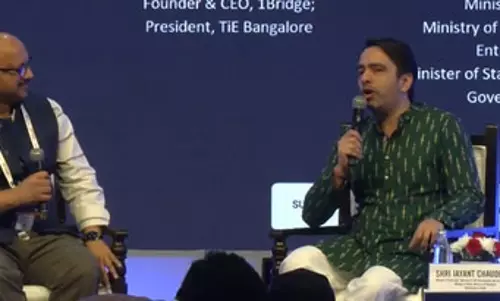 स्टार्टअप महाकुंभ में पहुंचे केंद्रीय मंत्री जयंत चौधरी, देश में बदलते उद्यमिता माहौल पर की चर्चा स्टार्टअप महाकुंभ में पहुंचे केंद्रीय मंत्री जयंत चौधरी, देश में बदलते उद्यमिता माहौल पर की चर्चा