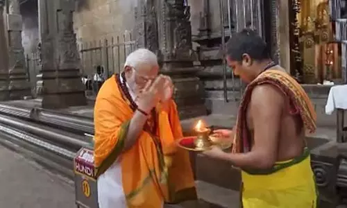 प्रधानमंत्री का दौरा: रामेश्वरम मंदिर में दर्शन पर प्रतिबंध