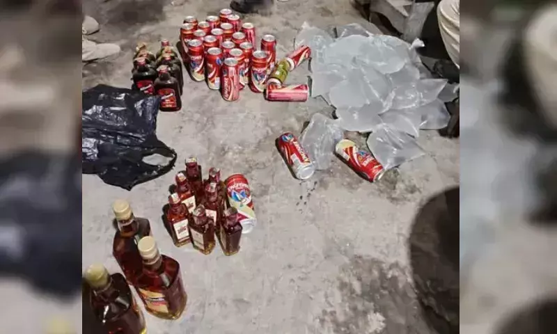 Manipur पुलिस ने चुराचांदपुर में अवैध शराब जब्त किया