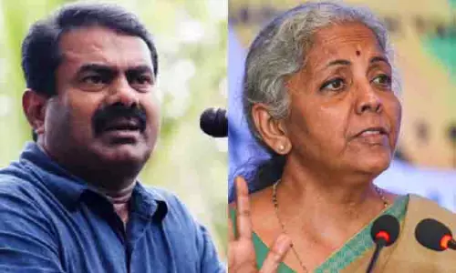 NTK प्रमुख सीमन ने वित्त मंत्री निर्मला सीतारमण से मुलाकात की अफवाहों को खारिज किया NTK प्रमुख सीमन ने वित्त मंत्री निर्मला सीतारमण से मुलाकात की अफवाहों को खारिज किया