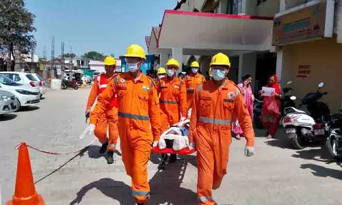 Nurpur अस्पताल में भूकंप मॉक ड्रिल