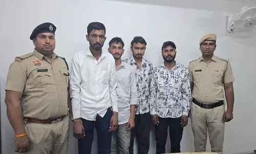 साइबर ठगों को बैंक खाते की जानकारी देने के आरोप में राजस्थान के 4 लोग गिरफ्तार