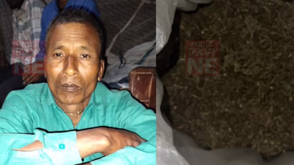 Assam : पुलिस ने धुबरी में ड्रग तस्कर को पकड़ा, 3 किलो से अधिक गांजा जब्त किया