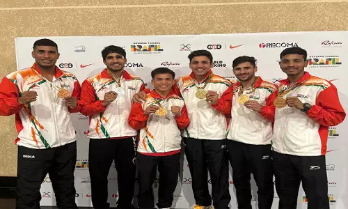 भारत ने ब्राजील 2025 विश्व मुक्केबाजी अभियान छह पदकों के साथ समाप्त किया भारत ने ब्राजील 2025 विश्व मुक्केबाजी अभियान छह पदकों के साथ समाप्त किया