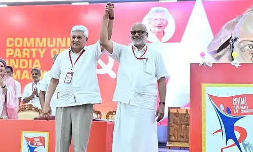 मुख्यमंत्री स्टालिन ने CPM महासचिव एम.ए. बेबी को बधाई दी मुख्यमंत्री स्टालिन ने CPM महासचिव एम.ए. बेबी को बधाई दी