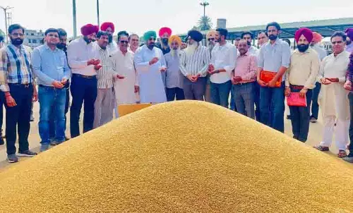 Dera Bassi में गेहूं की खरीद शुरू Dera Bassi में गेहूं की खरीद शुरू