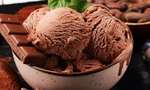 Chocolate ice cream गर्मी में ठंडक देने वाली स्वादिष्ट रेसिपी
