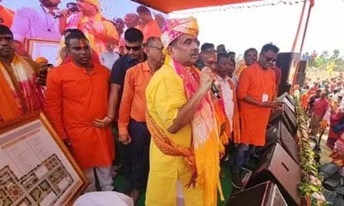 राम मंदिर शिलान्यास समारोह में बंगाल के LoP ने भाग लिया