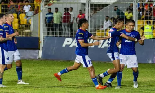 सुनील छेत्री के आखिरी मिनट के गोल से गोवा को घरेलू मैदान पर हराया, बेंगलुरु FC फाइनल में