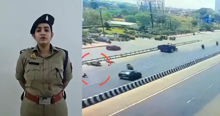 स्कूटी सवार महिला की चेन झपटने की कोशिश का दावा, पुलिस ने सीसीटीवी जांच में बताया हादसा स्कूटी सवार महिला की चेन झपटने की कोशिश का दावा, पुलिस ने सीसीटीवी जांच में बताया हादसा