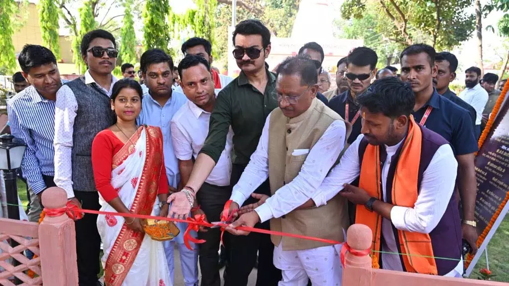 जशपुर नगर को मिली 63 करोड़ से अधिक की विकास सौगात, जयस्तंभ चौक सौंदर्यीकरण कार्य का शुभारंभ जशपुर नगर को मिली 63 करोड़ से अधिक की विकास सौगात, जयस्तंभ चौक सौंदर्यीकरण कार्य का शुभारंभ