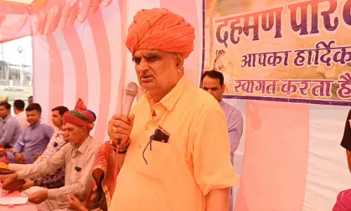 Jaipur: भामाशाह प्रभुदयाल जांगिड़ के सहयोग से बनेगा स्वास्थ्य केन्द्र का भवन- मंत्री खर्रा